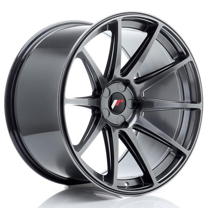 JR Wheels JR11 20x11 ET20-30 5H BLANK Hyper Black