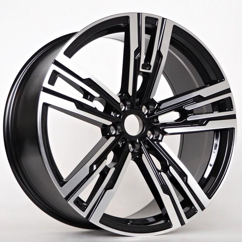 Llanta st wheels logan 8.5x20 5x120 et25 72.60 black face machined