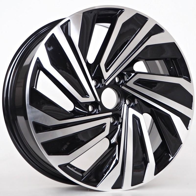 Llanta st wheels tyler 7x17 5x112 et46 57.10 black face machined