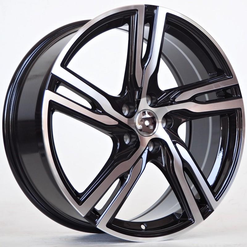 Llanta st wheels globe 8x18 5x108 et42 63.40 black face machined
