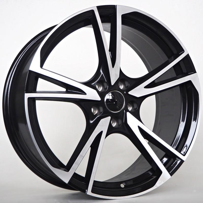Llanta st wheels sprint 8.5x19 5x112 et40 66.45 black face machined