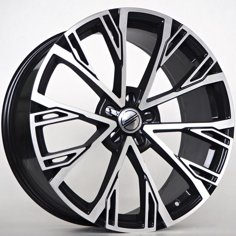 Llanta st wheels armor 8.5x19 5x112 et35 66.45 black face machined