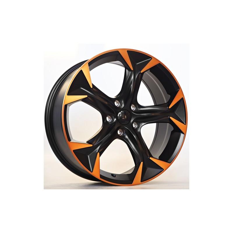 Llanta st wheels sven 8x18 5x112 et42 57.10 matt black polished bronze