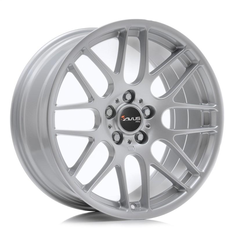 Llanta avus ac-mb4 8x18 5x112 et57 66.6 hyper silver