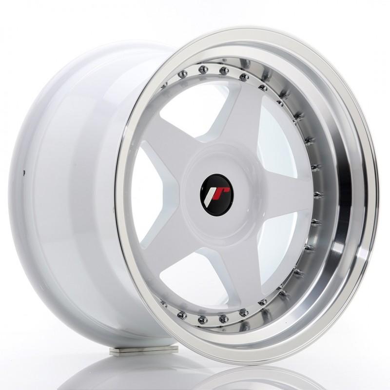 Llanta jr wheels jr6 17x10 et20 blank white w/machined lip