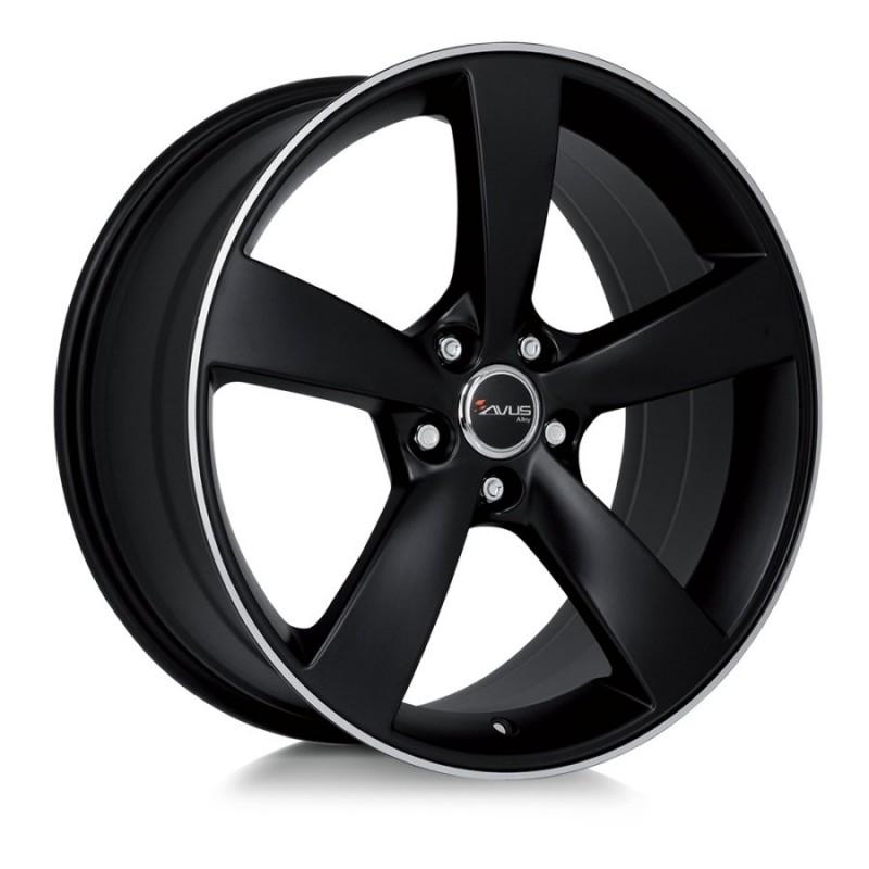 AF10 8.5X19 5X112 ET45 66.6 BLACK MATT POLISHED