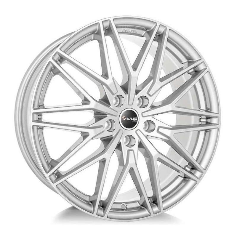 Llanta avus ac-mb6 10x20 5x130 et38 66.5 hyper silver