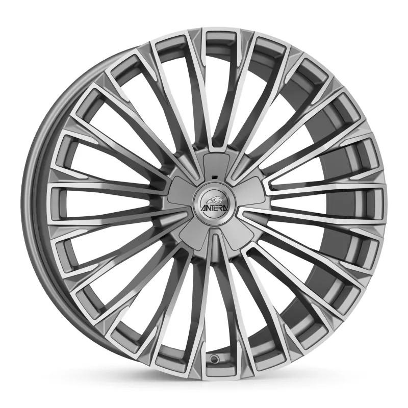 Llanta ante a103 11x21 5x120 et40 64.1 moon grey diamond