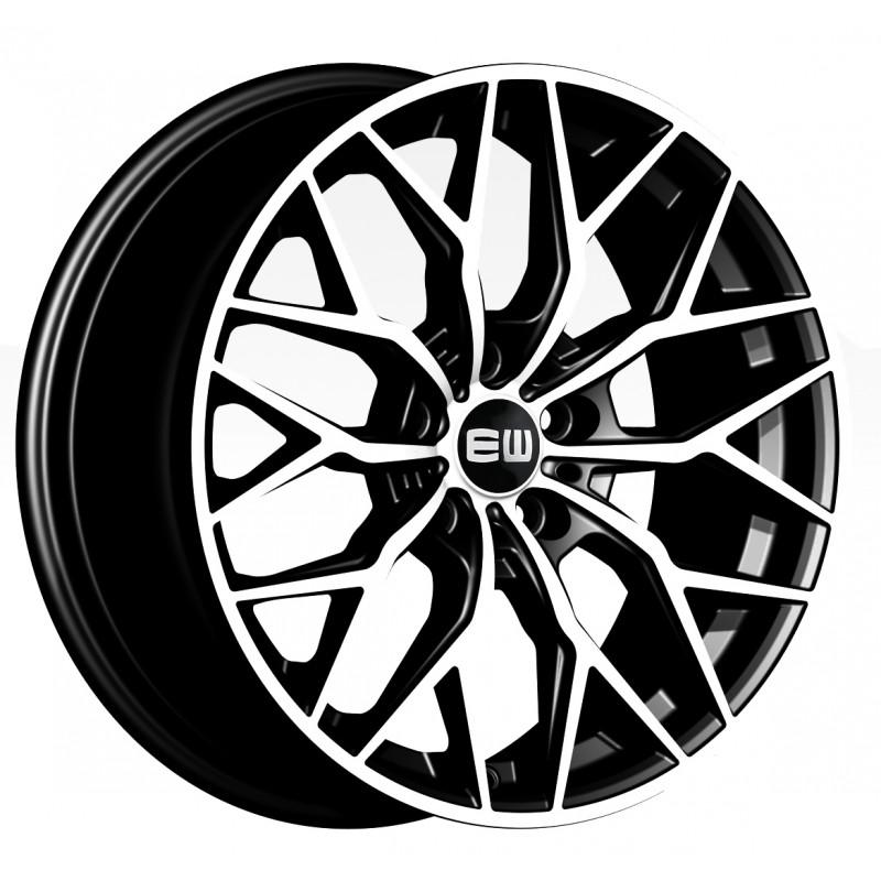 ELITE WHEELS EW22 8X18 5X108 ET45 65.1 BLACK POLISHED