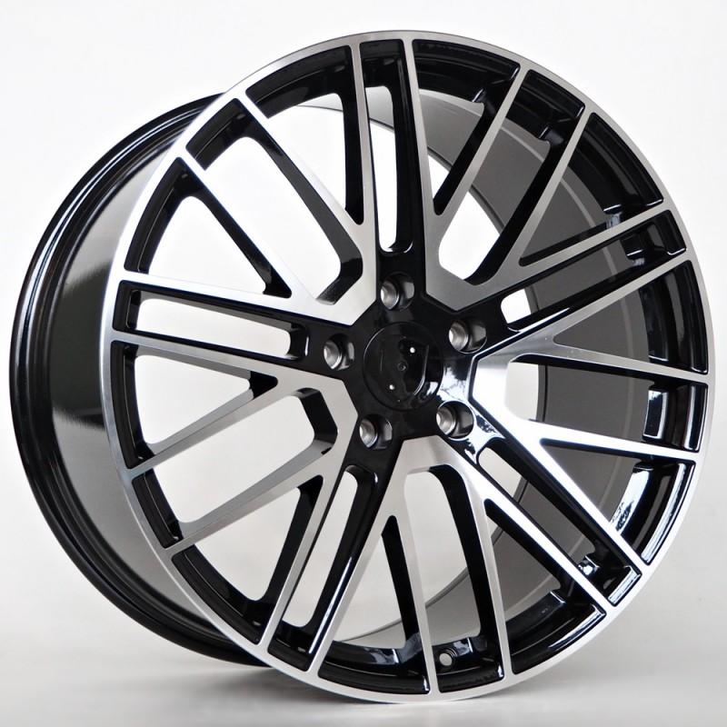 Llanta st wheels amari 9.5x21 5x130 et61 71.60 black face machined