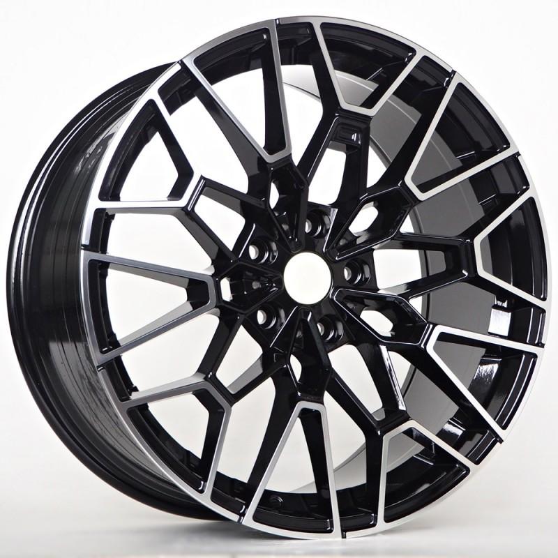 Llanta st wheels henry 8x19 5x120 et32 72.60 black face machined