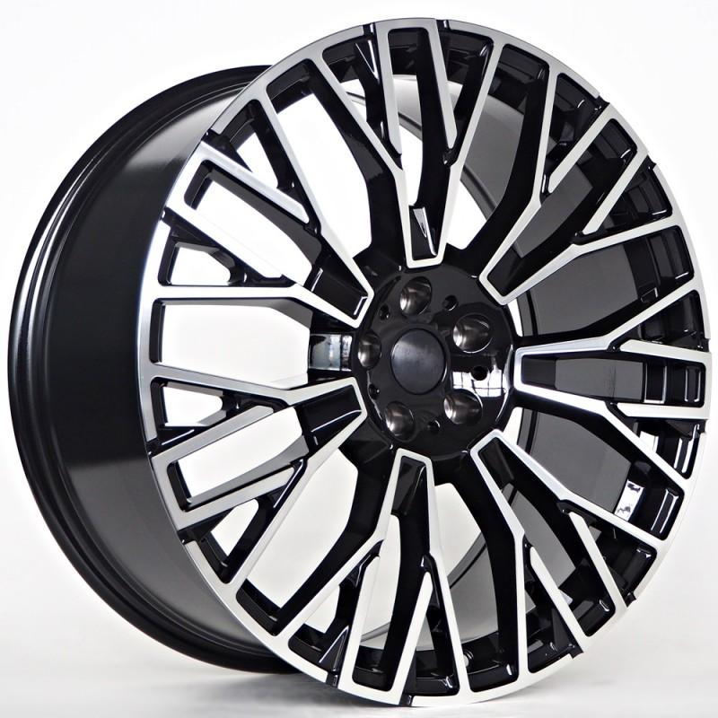 Llanta st wheels strong 9.5x22 5x112 et37 66.60 black face machined