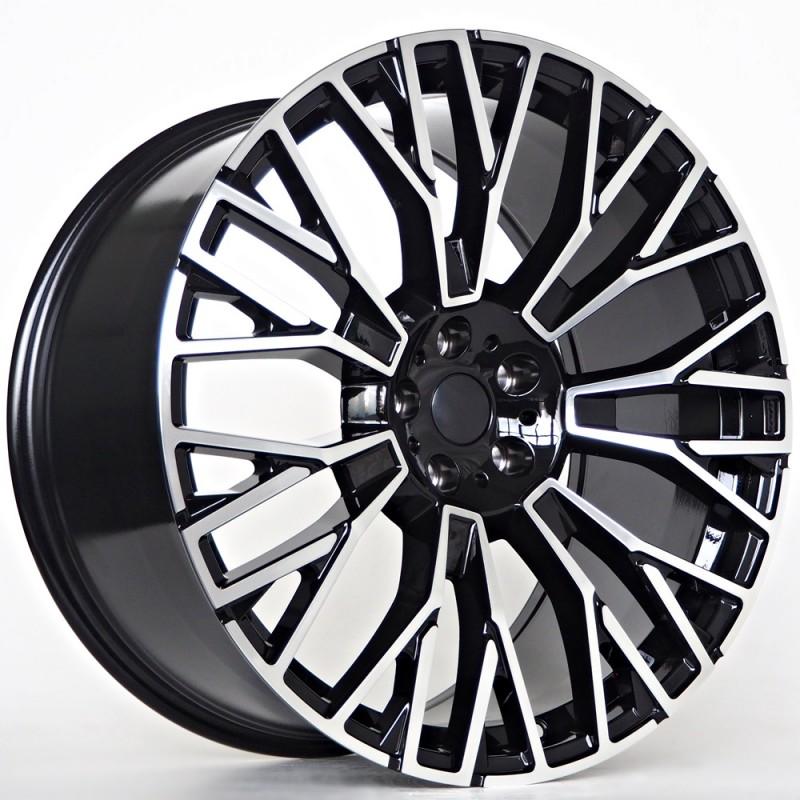 Llanta st wheels strong 10.5x22 5x112 et43 66.60 black face machined