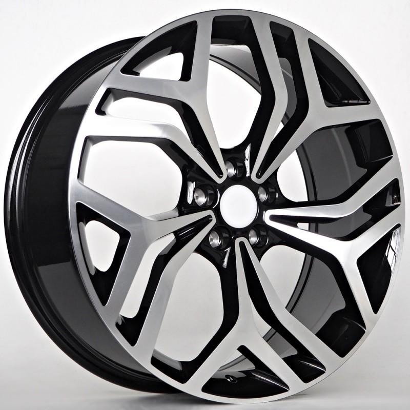 Llanta st wheels wilson 8x20 5x108 et40 63.40 black face machined