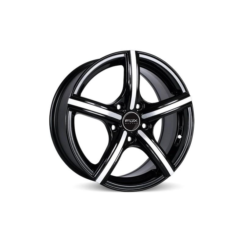 FOX FX006 7X17 5X112 ET45 73.1 PULIDA Y NEGRA