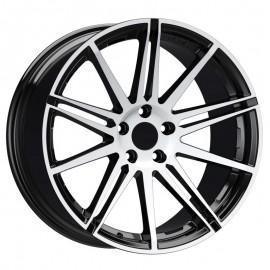 Llanta mallorca 8.5x19 5x112 et35 73.1 black polished