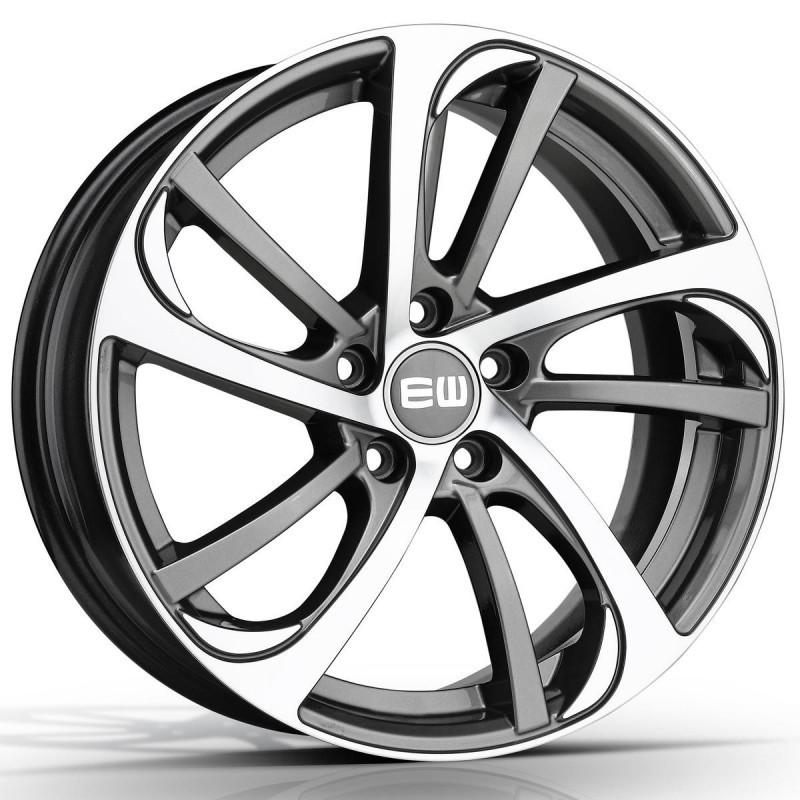 Llanta elite wheels ew03 7.5x17 5x120 et34 72.6 palladium polished