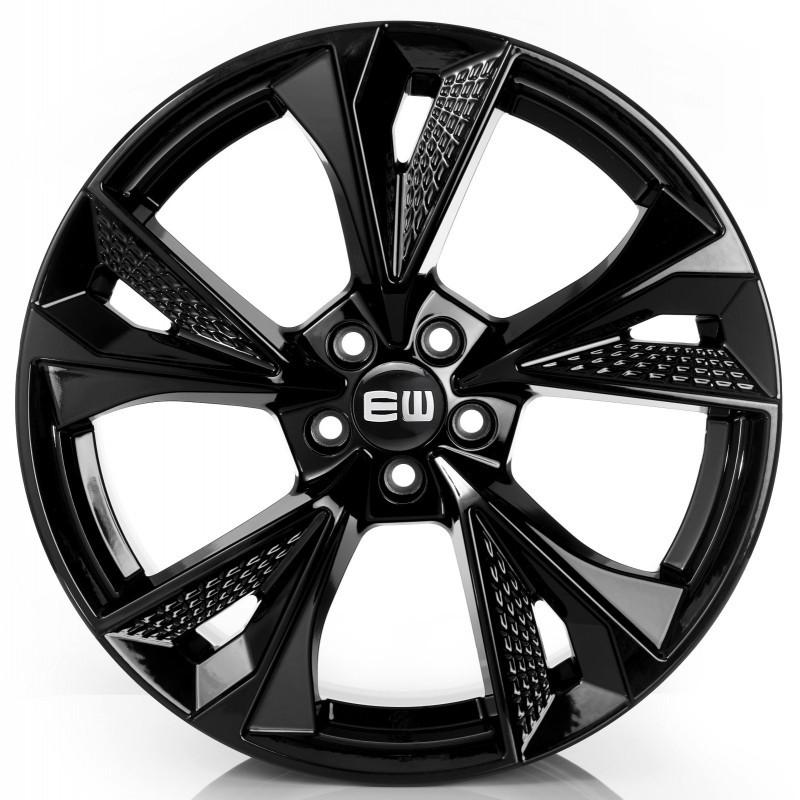 ELITE WHEELS EW15 8X18 5X112 ET45 66.45 BLACK POLISHED