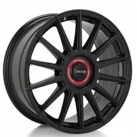 Llanta ac-m09 8x18 5x108x114 et45 72.6 black red cap