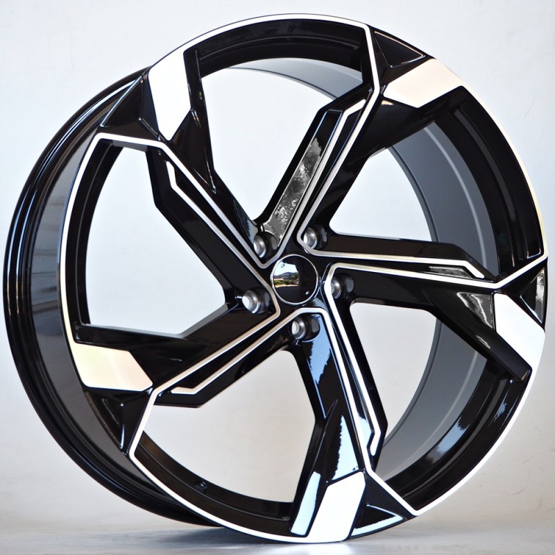 Llanta x170 8.5x19 5x112 et40 66.6 black polished
