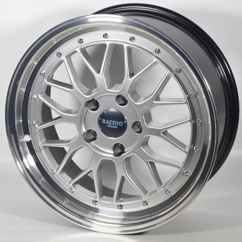 NT WHEELS B9 8.5X19 5X112 ET45 73.1 SILVER LIP POLISH