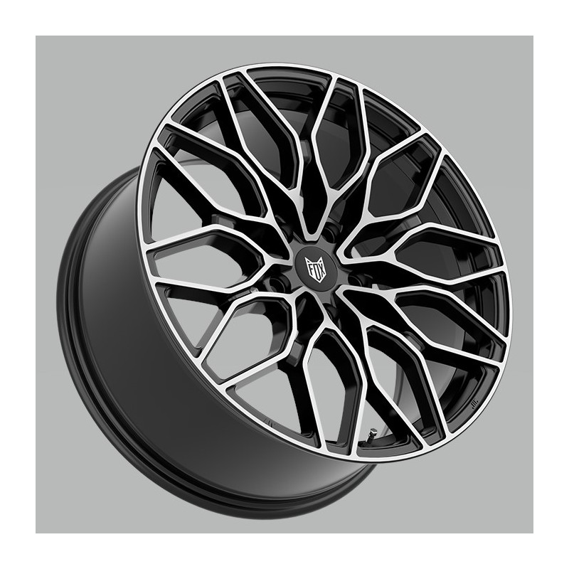 Llanta fx9 18x8 5x120 et34 72.6 black polished