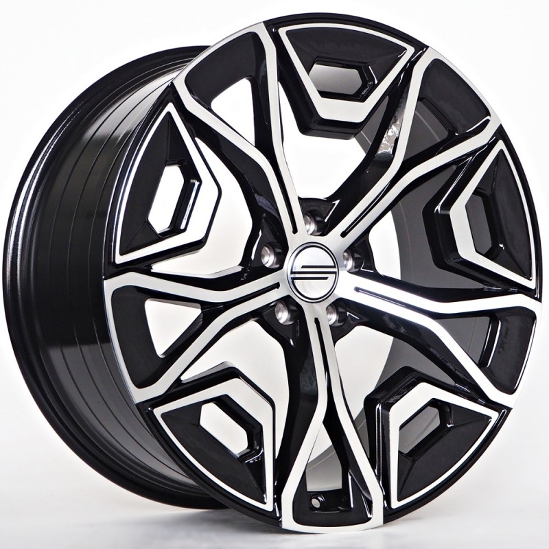 Llanta st wheels grant 9.5x20 5x120 et38 72.60 black face machined