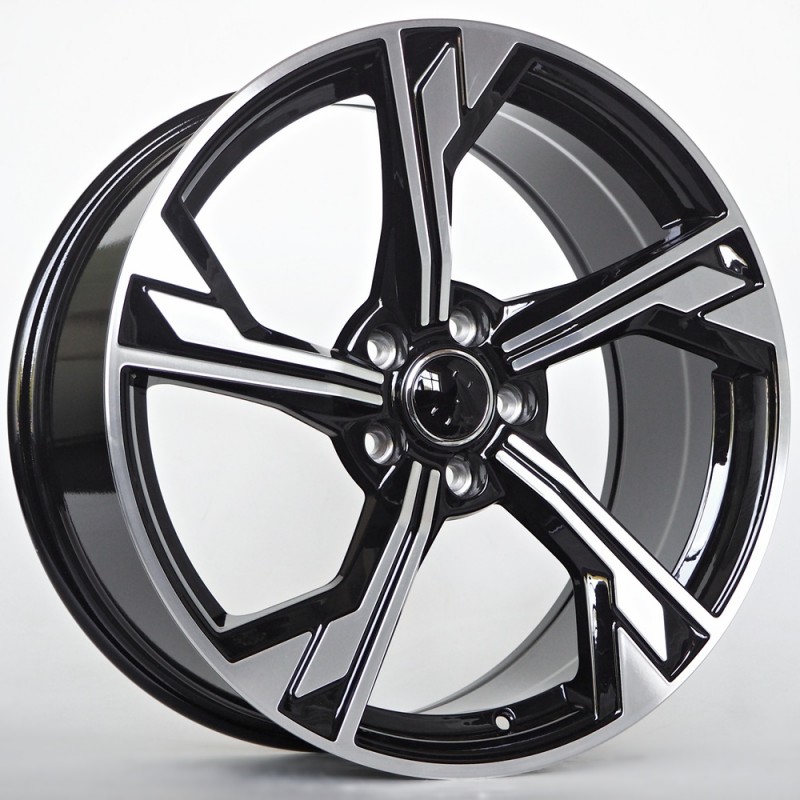 Llanta st wheels trim 8.5x19 5x112 et40 66.50 black face machined