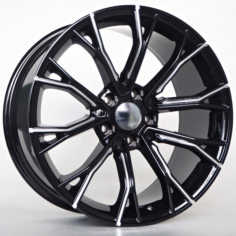 Llanta st wheels omni 8.5x19 5x112 et35 66.45 black milling
