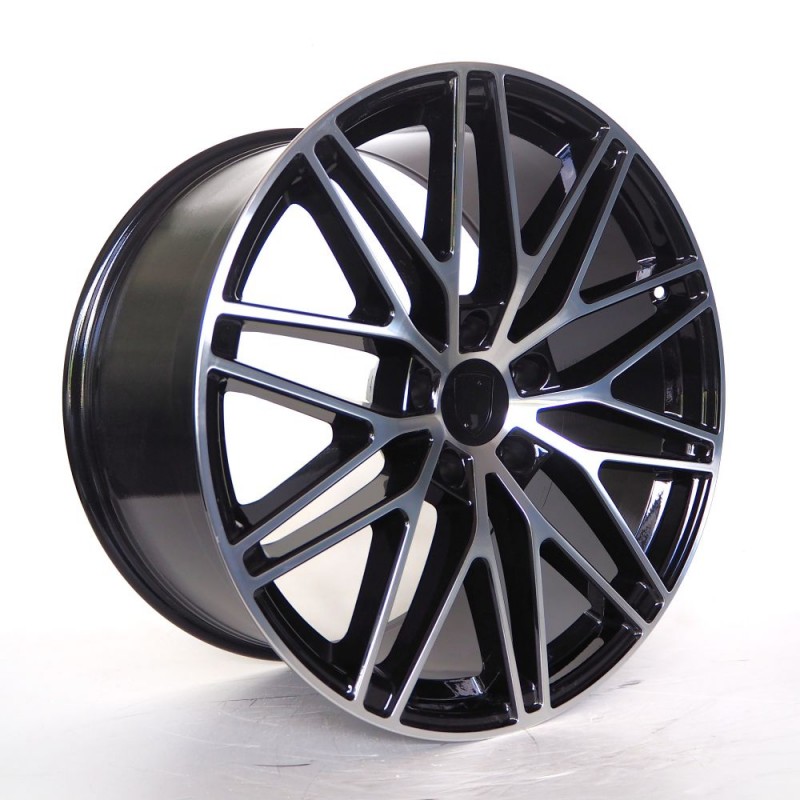 Llanta st wheels alan 9.5x21 5x130 et46 71.60 black face machined