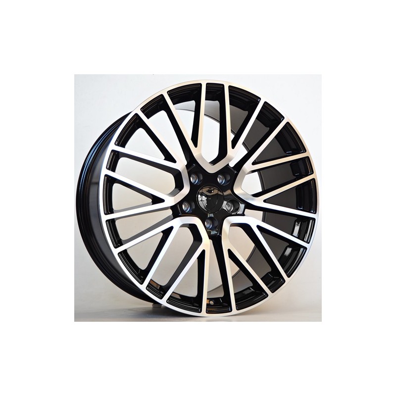 Llanta st wheels lark 11x22 5x130 et61 71.56 black face machined