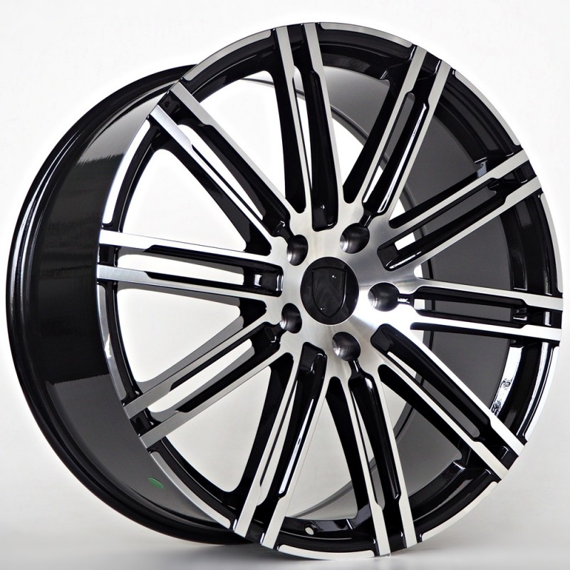 Llanta st wheels jude 10x22 5x130 et50 71.50 black face machined