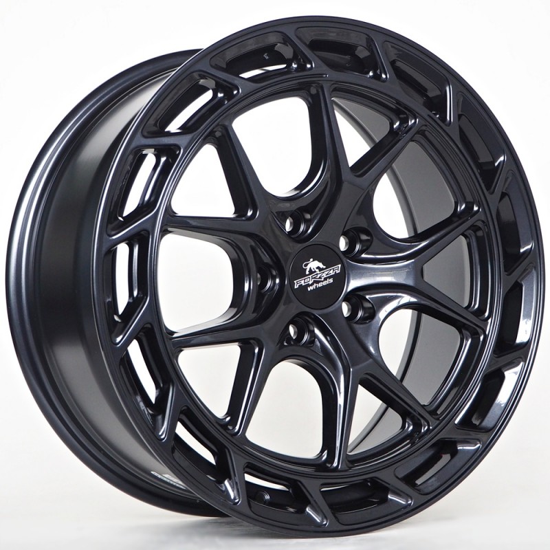 Llanta forzza saturn 8x18 5x112 et45 66.50 black magic