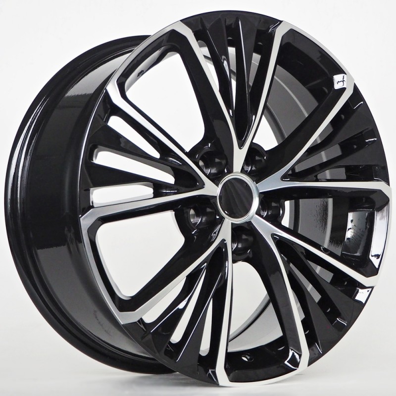 Llanta st wheels hester 7.5x17 5x114.30 et35 60.10 black face machined