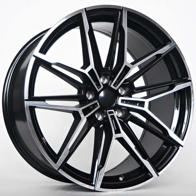 Llanta st wheels nero 8.5x20 5x112 et26 66.50 black face machined