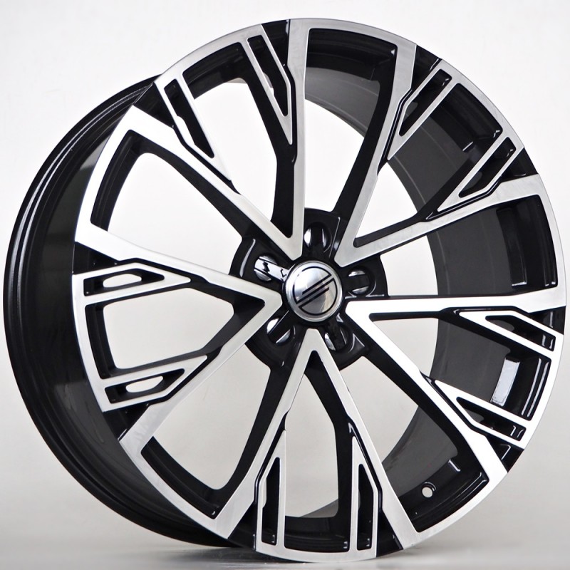 Llanta st wheels armor 8x18 5x112 et40 66.45 black face machined