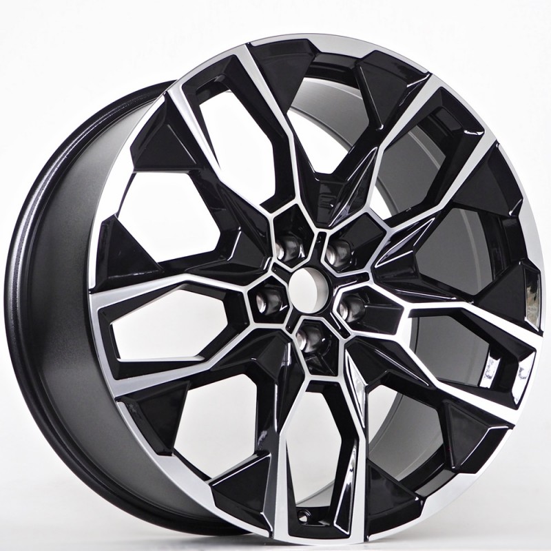 Llanta st wheels hans 9.5x21 5x112 et37 66.50 black face machined