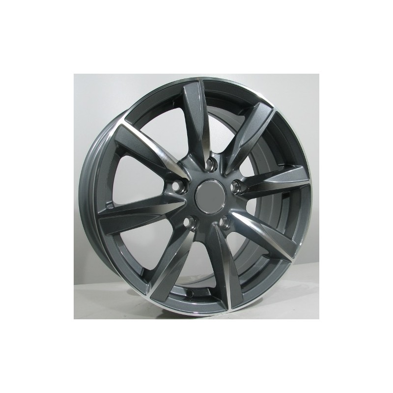 Llanta st wheels colico 6.5x15 4x100 et40 73.10 grey face machined