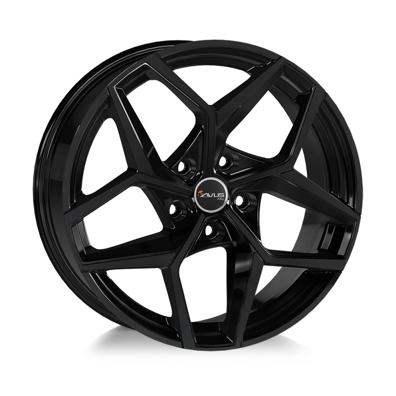 Llanta avus ac-523 8x18 5x108 et43 73.1 black