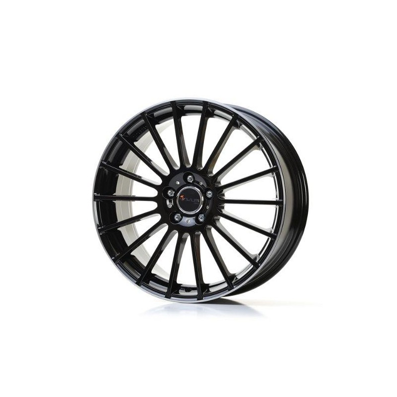 AC-M03 8X18 5X112 ET45 66.6 BLACK MATT LIP POLISHED