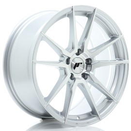 JR Wheels JR21 18x8 ET40 5x112 Silver Machined Face