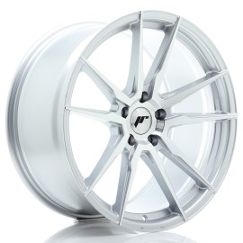 JR Wheels JR21 20x10 ET40 5x112 Silver Machined Face