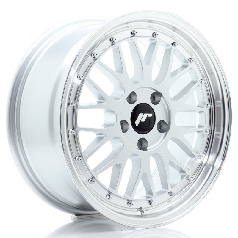 JR Wheels JR23 17x7,5 ET40 5x112 Hyper Silver w/ Machined Lip