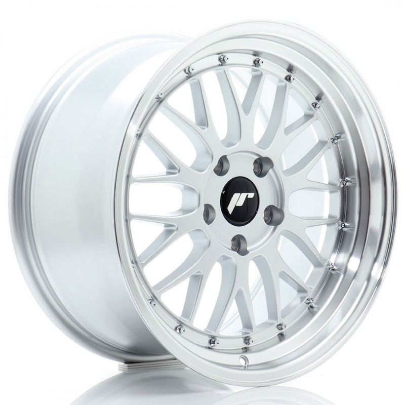 JR Wheels JR23 18x9,5 ET35 5x120 Hyper Silver w/ Machined Lip