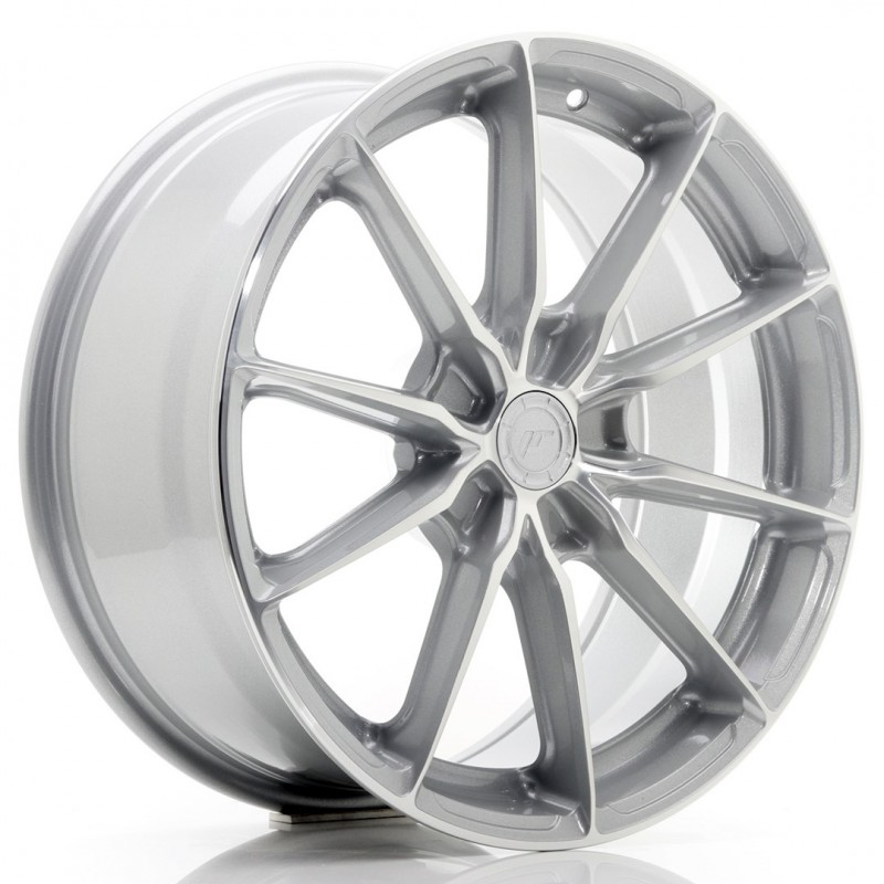 JR Wheels JR37 18x8 ET35 5x112 Silver Machined
