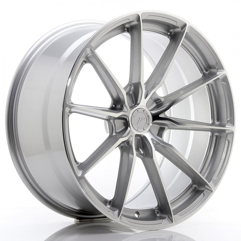 JR Wheels JR37 20x10 ET25 5x112 Silver Machined Face