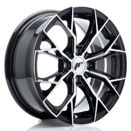 JR Wheels JR49 15x6,5 ET35 4x100 Gloss Black Machined Face
