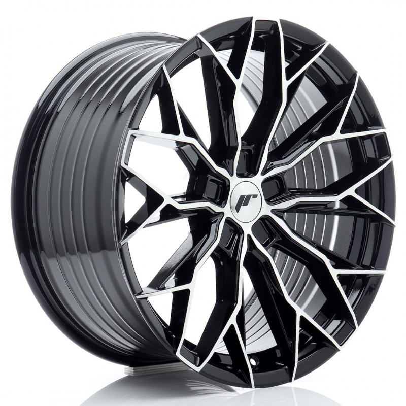JR Wheels JR49 19x9 ET20-40 5H BLANK Gloss Black Machined Face