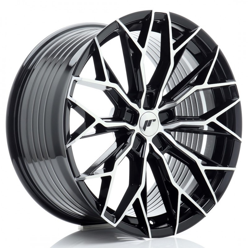 JR Wheels JR49 20x10 ET20-48 5H BLANK Gloss Black Machined Face