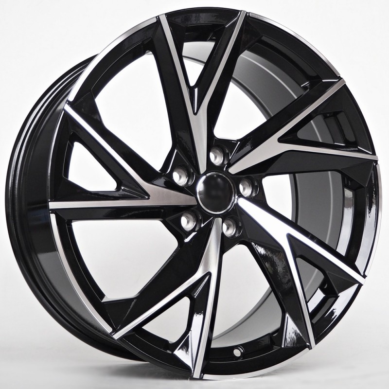 Llanta st wheels arvo 8.5x19 5x112 et42 66.45 black face machined